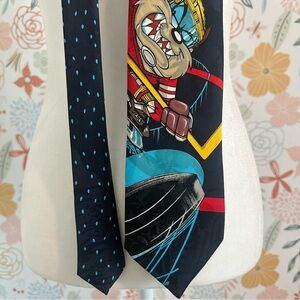 Vintage Looney Tunes Mania Necktie 58” Cartoon Novelty